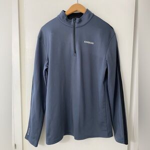 Karbon Chronus Gray Zip Fleece Sweatshirt jacket​